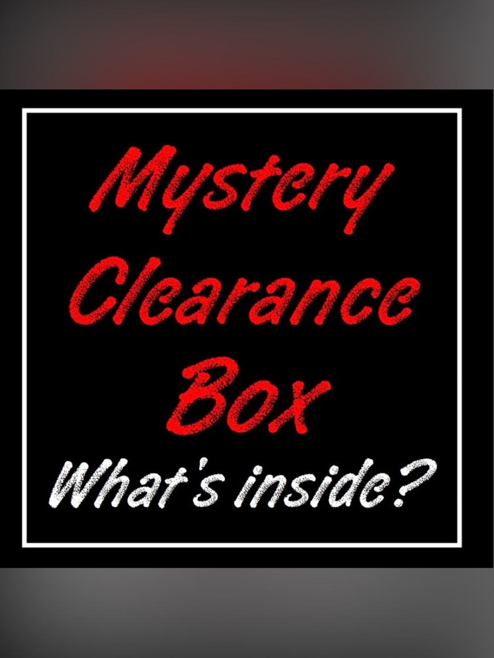 Mystery Clearance Box 5lbs